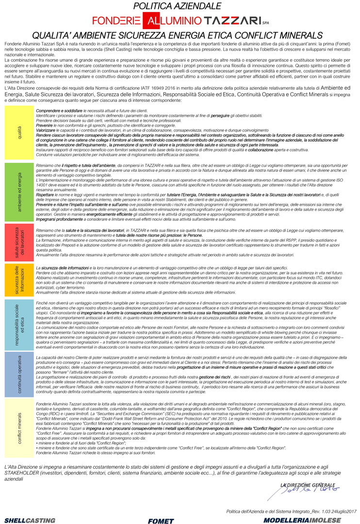 Certificato ISO 9001